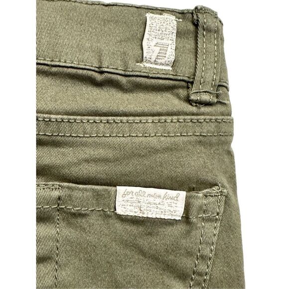 7 For All Mankind Green Jeans - Picture 3 of 6